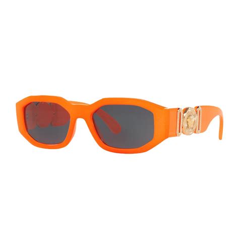 versace orange|Versace orange sunglasses.